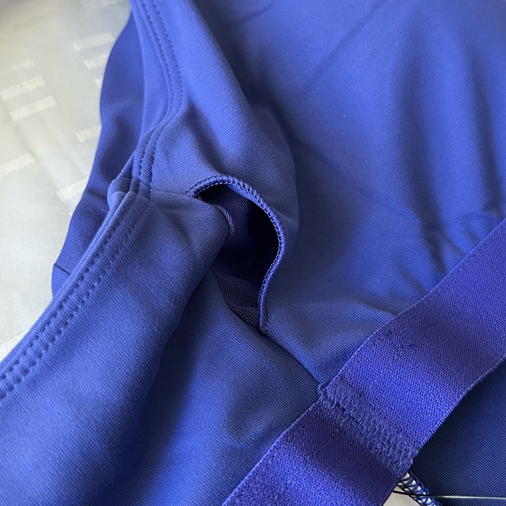 NEW - Fabletics Anywhere Built-In-Bra Tank in Nightfall Blue - Picture 8 of 13